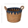 Stratton Home Decor Woven Straw Decorative Storage Basket
