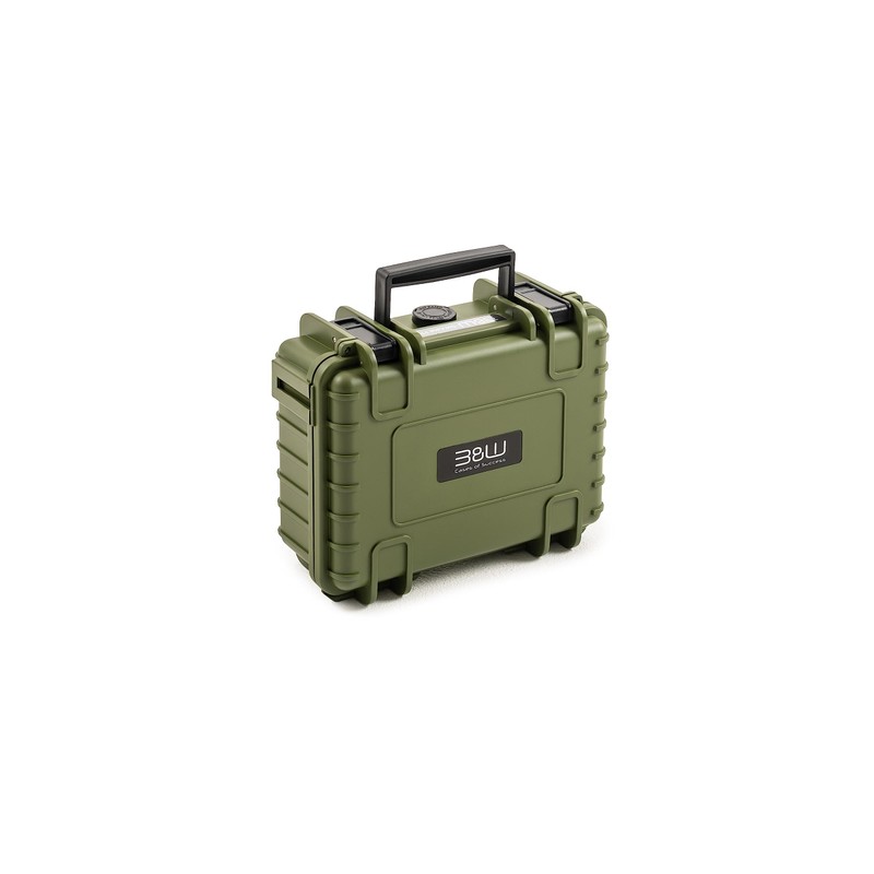 B&W Type 500 Outdoor Transport Case Yellow with Cube Foam,