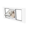 Pet Door for Windows Width Adjustable 28.35" to 32.28" 10