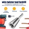 Drill Wire Twister, Fast Electrical Wire Stripper, Stripping and Twisting