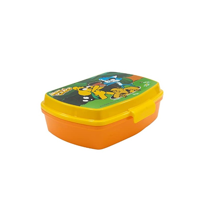ALMACENESADAN 4829 Back to School Mike Crack Rectangular Lunch Box,