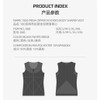 BaronHong Original Zip Up Men's Chest Compression Shirt to Hide