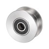 sourcing map 1pcs H Groove Track Wheel, 1.89" 304 Stainless