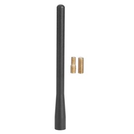 Qiilu Antena de Coche de 5 Pulgadas, Antena de aleación de Aluminio para Camiones, señal de Radio, Ajuste aéreo para RAM 1500 2500 3500