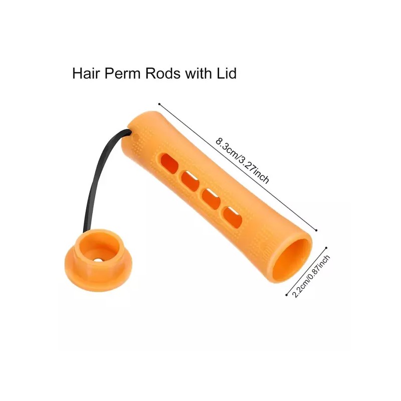 Clioone 클리오네 60pcs 천연 헤어 플라스틱 콜드 웨이브 로드 논슬립