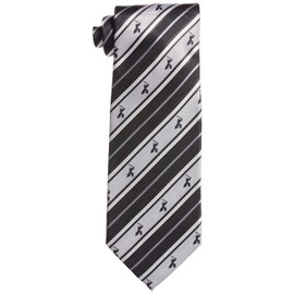 Fortuna Tokyo FT-T16. Samurai Men's Nishijin Woven Necktie FT-T16, Black