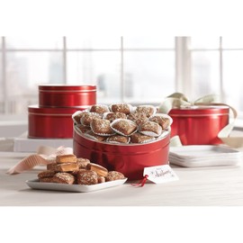 The Swiss Colony Milk Chocolate-Covered Butter Toffee - Creamy Milk Chocolate, Gourmet Candy, Gift Tin, 1 Pound net wt.