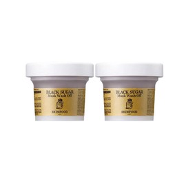 Skin Food 스킨푸드 블랙슈가 마스크 워시 오프 120g x 2 Skinfood Black Sugar Mask Wash Off 120g x 2
