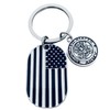 US Army Keychain, Military Gift, Army Charm Key Rings, American