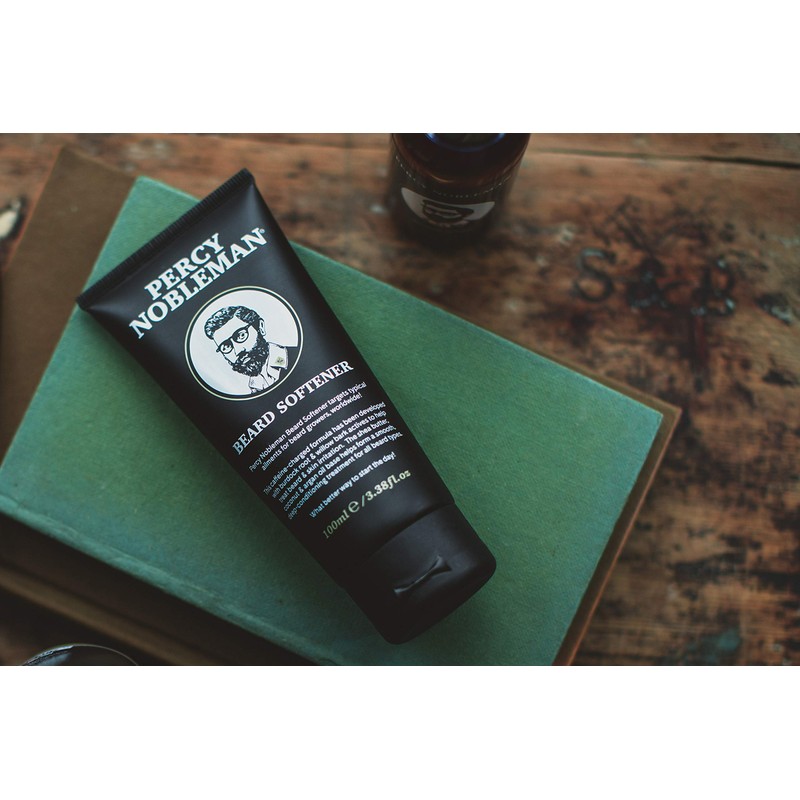 Percy Nobleman Beard Softener – Rinse-Out Beard Conditioner with Shea