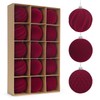 Artmag 16 Pcs Velvet Christmas Balls Hanging Ornaments Set, Shatterproof