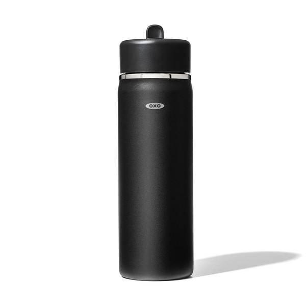 OXO Strive 20oz Wide Mouth Water Bottle with Straw Lid