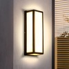 LANFU LED Aluminum Wall Sconce Waterproof Outdoor Wall Light,Modern Porch