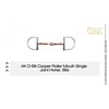 AK D-Bit with Cooper Roller Mouth with Single Joint Horse
