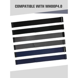 Zeeflufun Compatible with WHOOP 4.0 Arm/Ankle Bands- Sports Breathable Stretchy Adjustable Comfortable Strap for Whoop 4.0 Wearable Health, Fitness & Activity Tracker(Length 40cm)