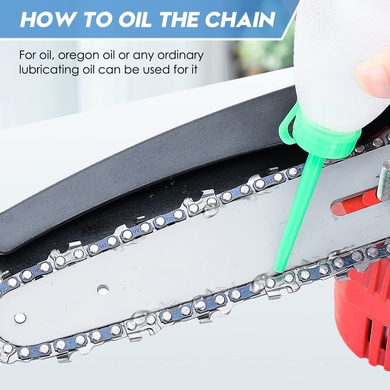 Seesii Mini Chainsaw Chain Replacement 6 Inch for 6 Inch