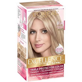 L'Oreal Paris Excellence Créme Permanent Hair Color, Champagne Blonde [8.5A] 1 ea ( Packs of 3)