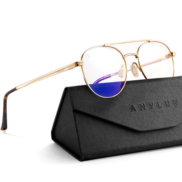 ANYLUV Blue Light Glasses for Women/Men, Women Blue Light Blocking