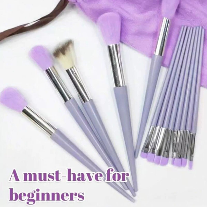Best Juego De 13 Brochas Pincel De Maquillaje Profesional+bolsa