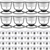 Rossesay 40 Pcs Ceramic Butter Warmers for Seafood Set 4.7oz