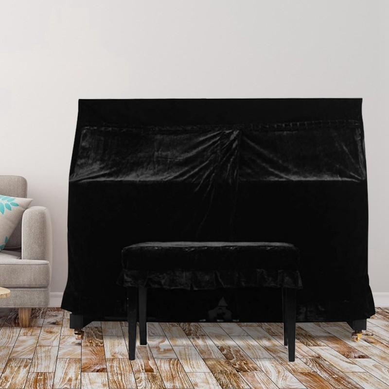 Full Upright Piano Cover Dust Sun Guard Waterproof Cloth Electrical