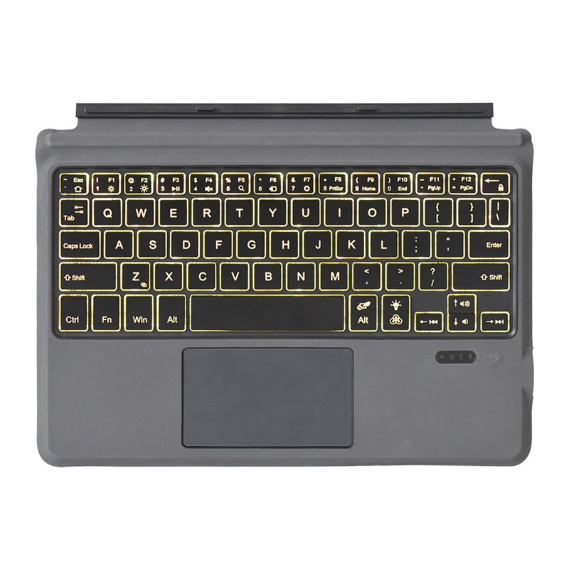 Tablet Keyboard Ergonomic Portable Bluetooth Tablet Leather Case Keyboard for