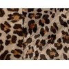 Double Sided Super Soft Cuddle Fleece Fabric Material Sand Leopard