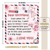 Girlfriend Gifts, Girlfriend Birthday Presents, Anniversary Blanket Gifts for Girlfriend,