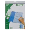 Leitz A4 1-31 Index, Heavy Duty Plastic and Cardboard, Blue/White