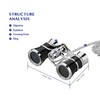 Aomekie Theatre Opera Glasses Binoculars 3X25 with Chain for Theater
