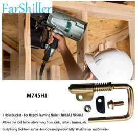 M745h1 For Hitachi NR83A2 NR90AE Spring Loaded Rafter Hook/Retractable Nail Gun Hanger