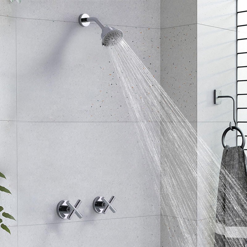 KAPHOME 2 Handles Shower Faucet Set,Two Handles Shower Faucet Set