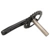 34T Bike Crankset Hollow Integrated Single Speed Round Chainring Aluminium