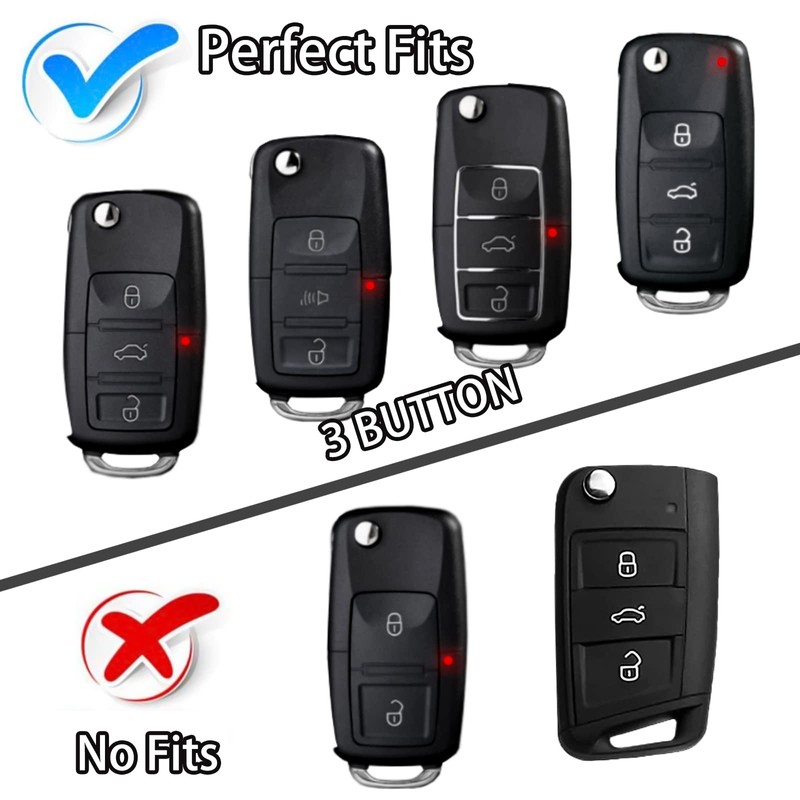 WORCAS Silver Pattern Soft TPU 360 Degree Protection Key Case