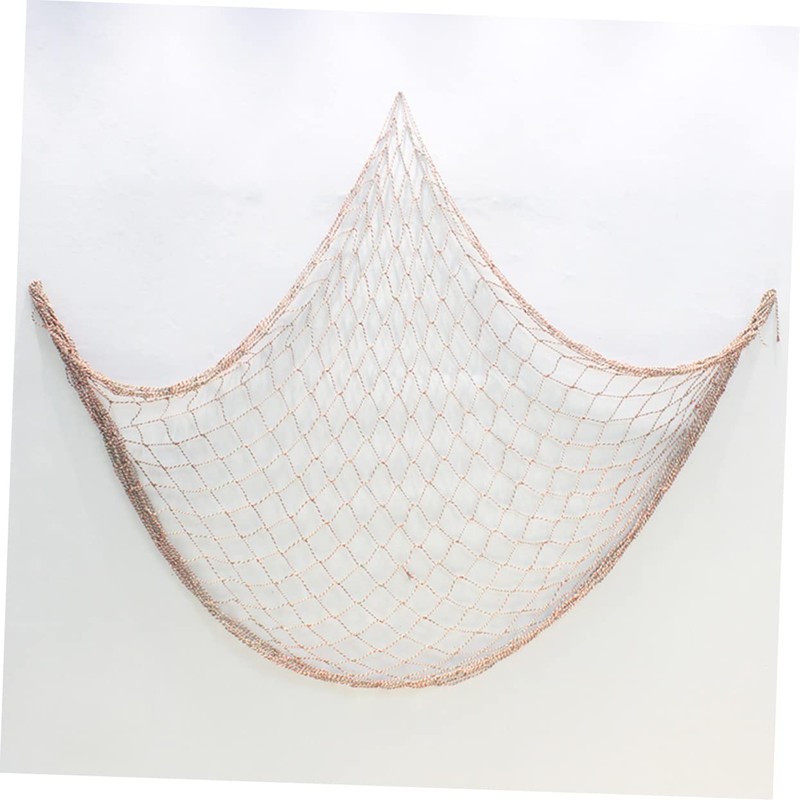GRIRIW Mediterranean Decorative Fishing Net Wall Hanging Cotton Ideal for