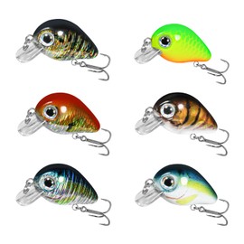TRUSCEND Crankbaits Fishing Lures Hard Swimbait for Bass Trout Crappie Crank Baits Freshwater and Saltwater