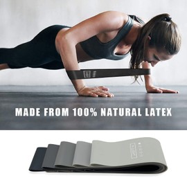 Exercise Bands, Training Tubes, Rubber Bands, Rubber Tubes, Set of 5 Different Colors, Muscle Training Tubes, Natural Rubber, Training Band, Storage Bag Included, Home Fitness, Stretching, Weight Training, Yoga, Pilates, Boots, Boots, Butt Lifting