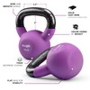 Yes4All Neoprene Coated & Kettlebell Sets - Hand Weights for