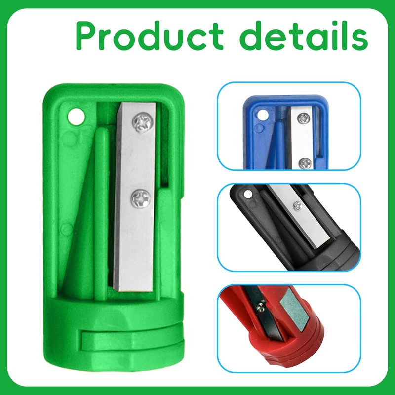 Pack of 3 Pencil Sharpener, Thick and Thin Pencils, Pencil