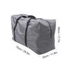 JZK Grey Portable Inflatable Boat Bag Foldable Storage Bag Rowing