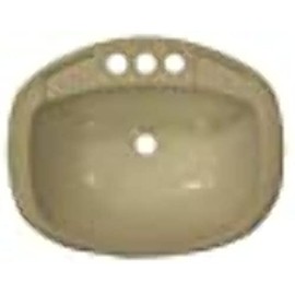 LaSalle Bristol LASALLE BRIS 17X20White Poly Oval Lavatory