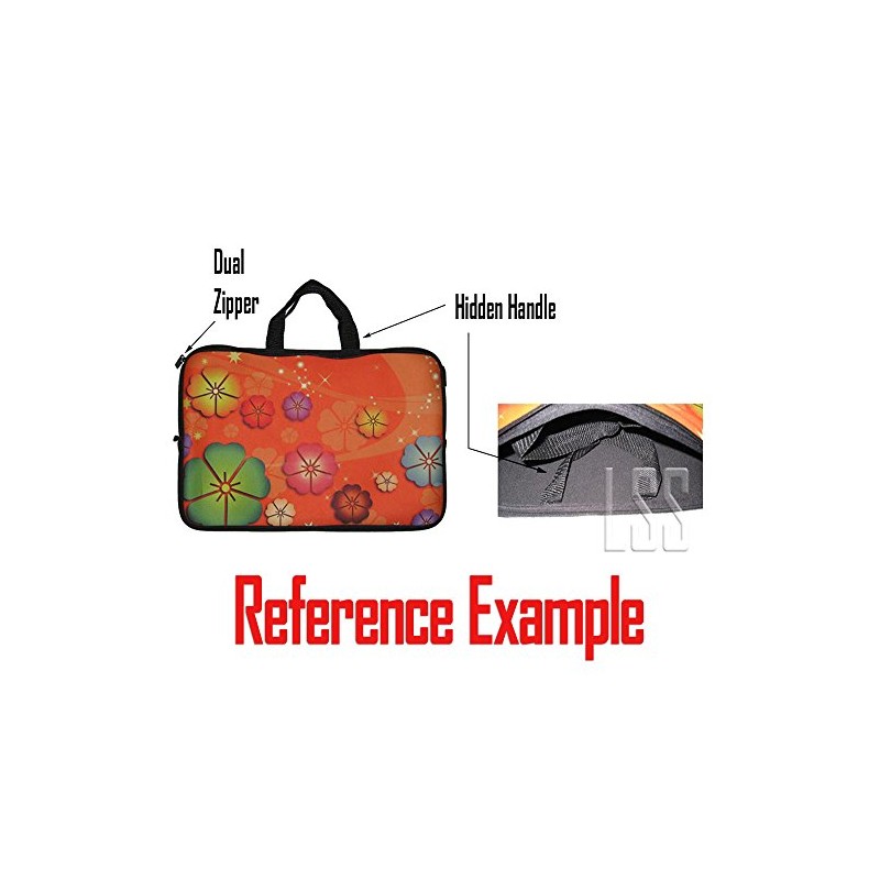 Tablet Sleeve Carrying Case w/Hidden Handle - Twilight Gray Black