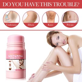 Whitening Skin Stick, Aufhellende Creme für Achseln, Knie, Ellbogen,Aufhellungscreme für dunkle Knie und Ellbogen, Gleicht Den Hautton Aus Und Reduziert Hyperpigmentie cream meibai