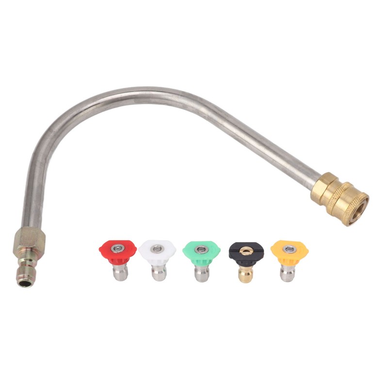 Pressure Washer Extension Wand Stainless Steel Brass 4000psi 1/4 Inch