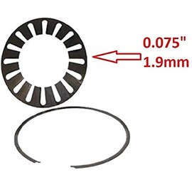 Diaphragm Spring/Disc & Snap Ring Kit, Fits Borg Warner T-35/66, 1962-Up. Front Clutch/Piston, 8122463, 4486217, 29218E, K19218A