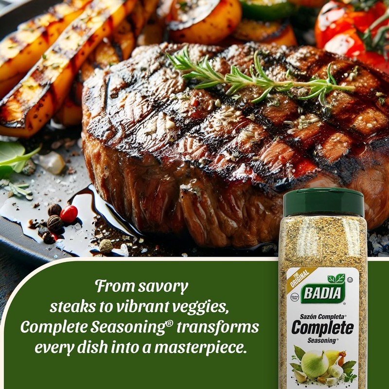 Badia Complete Seasoning, 28oz - All-Purpose Spice Blend of Garlic,