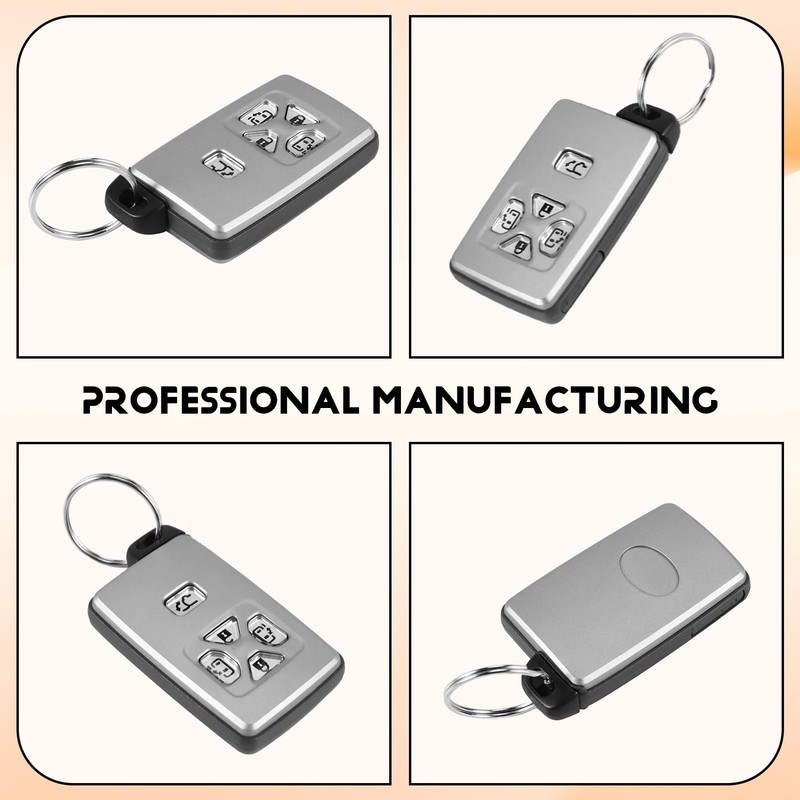 Boerunid Car Smart Card Remote Car Key Shell Case Fob
