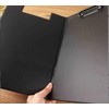 Clipboard A5 Folding Leather Style Bifold Ticket Holder Durable Store
