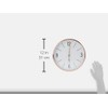 TFA Analoge Funkwall clock Kupfer-Optik