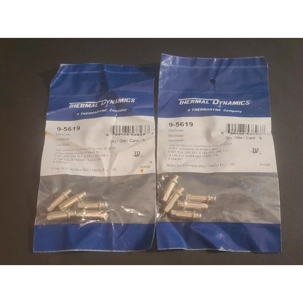 Thermal Dynamics (10 PACK) 9-5619 Thermal Dynamics Plasma Torch Electrode